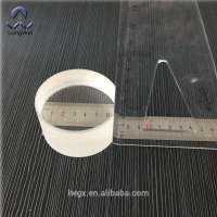 Diameter 70mm thickness 40mm high borosilicate glass sheet,thick glass piece for optical instrument