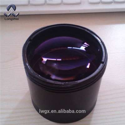 Focal length 200mm optical glss projector lens with plastic house